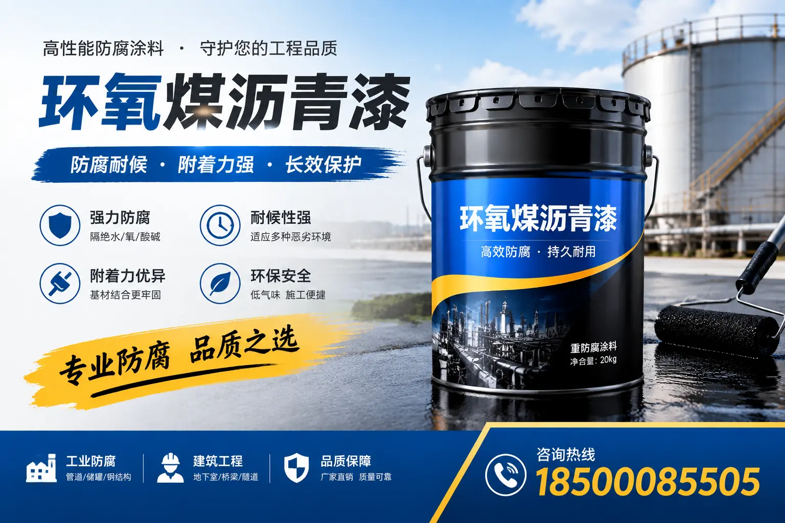 如何选择适合的环氧煤沥青漆?驻马店市场选型指南